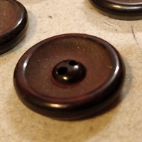 brun enkel knap plastik retro knapper.